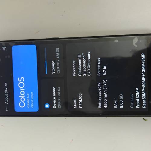 OPPO Find X3(please read desc.)