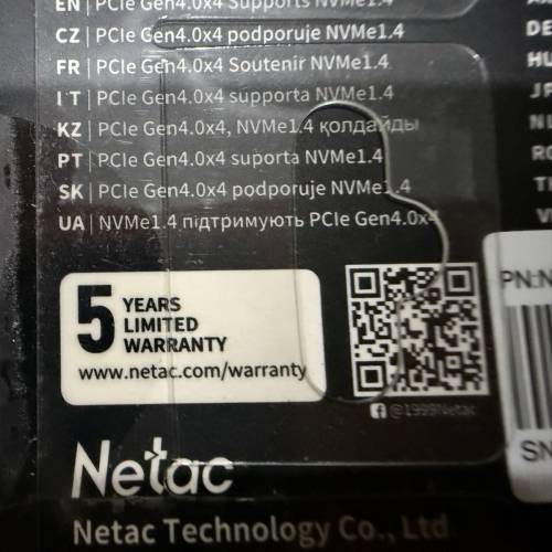 Netac NV7000 2TB M.2 SSD PCIe Gen4 x4
