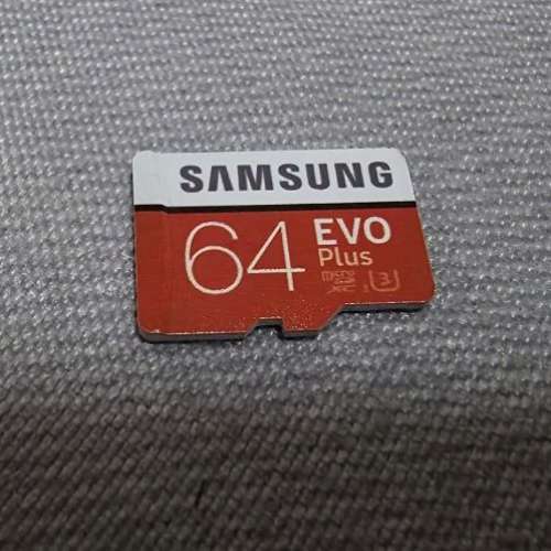 Samsung 三星 EVO Plus U3 microSDXC 記憶卡 64GB