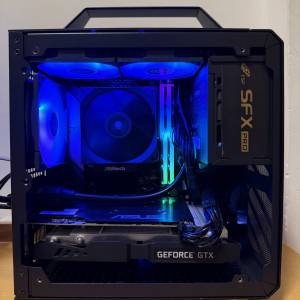 【極細 A4紙 9.9L ITX 骰仔機】8核 5800X  | 1660s 6G | X570高階板 (連TB3) | 16G...