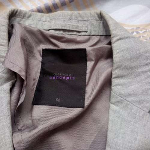 90%新New Giordano Short Sleeves 中袖特別版薄身Cotton外套褸