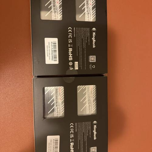 金百達DDR5 6000C30 黑刃燈條 16g*2 兩套