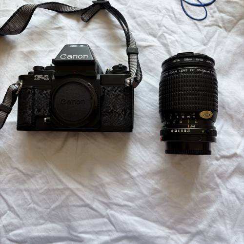 Canon New F1 AE finder with 35-105mm f3.5-5.6