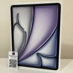 港行全新未開封 黑色 iPad Air 13吋 13" 2024 M2 系列 WiFi 128gb 一年蘋果保養 wh...