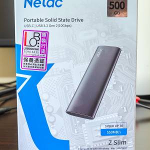 Netac Z Slim 500GB USB-C 3.2 Gen 2 Portable SSD