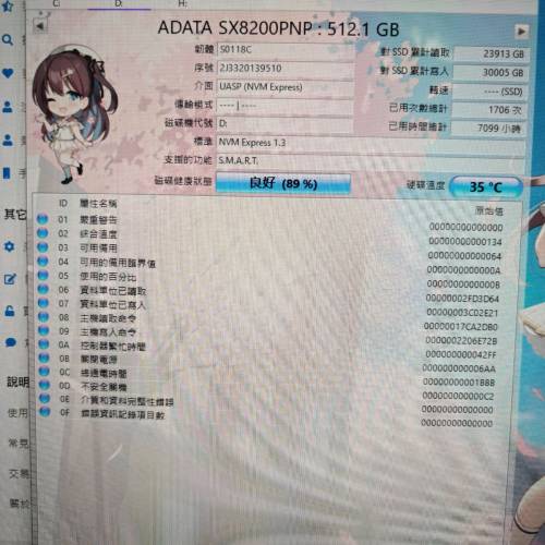 ADATA SX8200PNP  512 GB