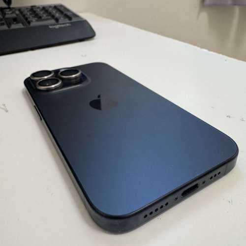 99%新 有保用Care 15 Pro 128GB iPhone 藍色 AppleCare10月尾