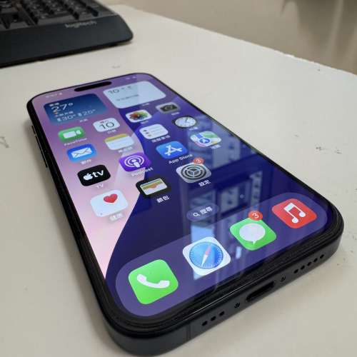 99%新 有保用Care 15 Pro 128GB iPhone 藍色 AppleCare10月尾