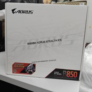 GIGABYTE 技嘉 B850M AORUS STEALTH ICE 純白 背插式