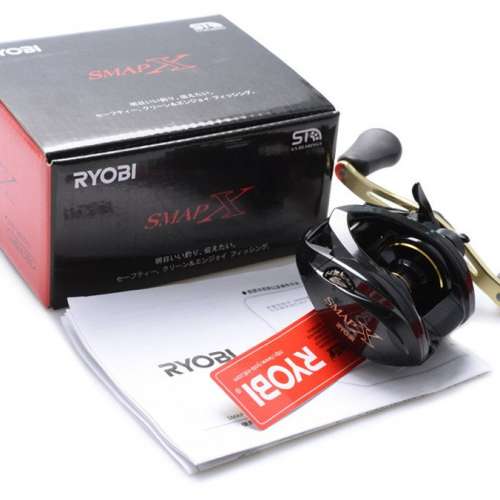 RYOBI SMAP X 水滴輪碳素機身/8+1軸承/韓國剎車墊片 左手/右手 100%NEW HK$280
