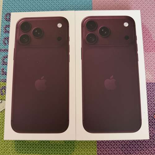 iphone 18 pro max 256GB 酒紅色 全新未開封 行貨