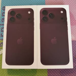iphone 18 pro max 256GB 酒紅色 全新未開封 行貨