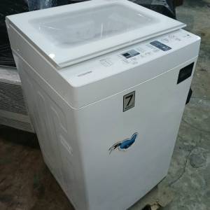 8成新TOSHIBA 東芝珍珠白洗衣機