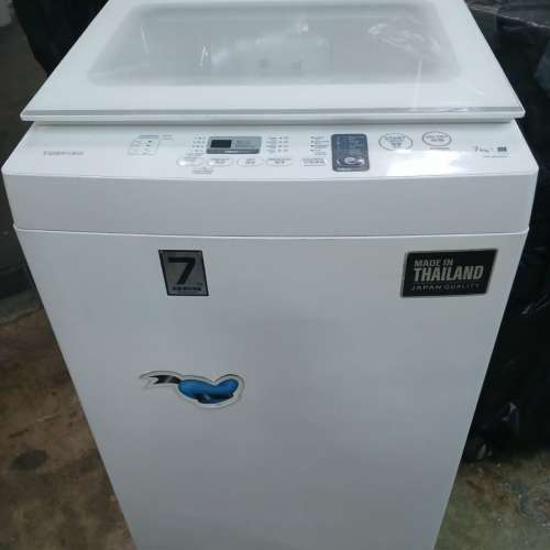 8成新TOSHIBA 東芝珍珠白洗衣機