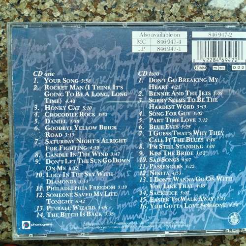 Elton John 精選金曲CD