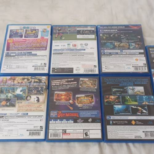 7張PS4遊戲碟共售$450，新正冇咩花，不散放！thanks