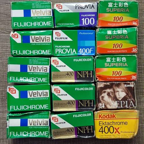 過期菲林15卷$400