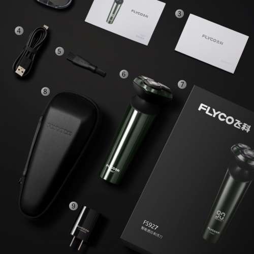 100% 全新未開盒 Flyco FS927  全身防水 充電式  智能感應  男士電動剃鬍刀