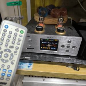 BY-Q1 DAC HIFI电子管胆前级DSD 播放器台式解码