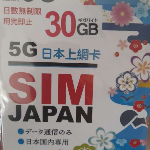 日本 5G 上網卡