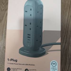 Momax 1-Plug 35W 11位立體拖板 (USB)