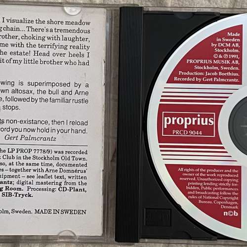 CD聖經發燒天碟 Jazz At The pawnshop 2  ,瑞典版CD