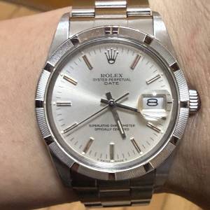 好X新淨😂 少有型號 Rolex 15010 3035機芯 34mm錶面 膠鏡 十三劃外圈 78350帶11格 ...