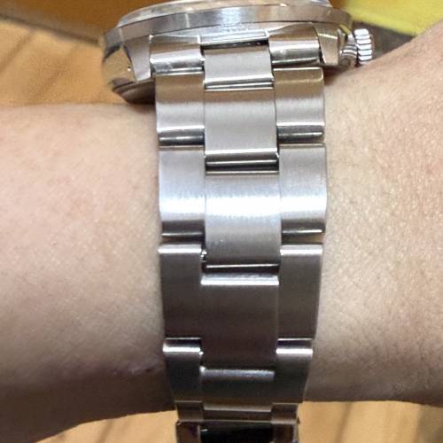 好X新淨😂 少有型號 Rolex 15010 3035機芯 34mm錶面 膠鏡 十三劃外圈 78350帶11格 ...