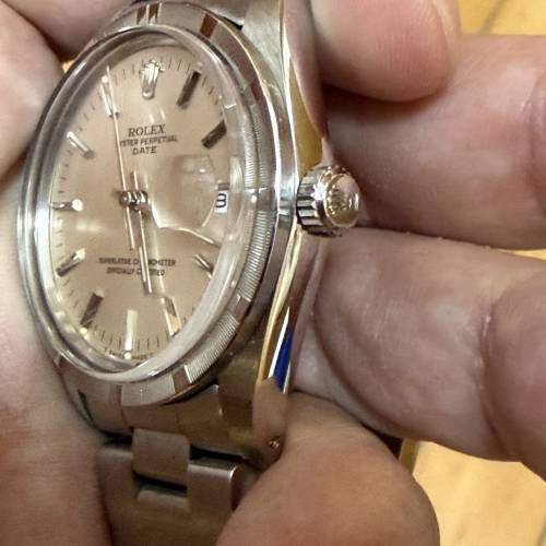 好X新淨😂 少有型號 Rolex 15010 3035機芯 34mm錶面 膠鏡 十三劃外圈 78350帶11格 ...