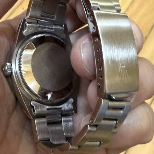 好X新淨😂 少有型號 Rolex 15010 3035機芯 34mm錶面 膠鏡 十三劃外圈 78350帶11格 ...