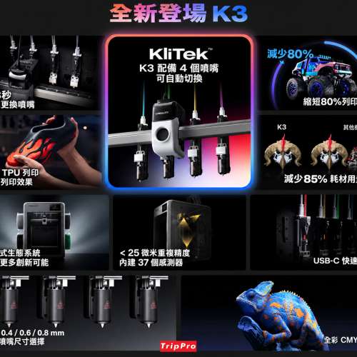 [觀塘/太子實體店] 全新 Creality K3 現正接受優先預訂！(預計11月初-11月中到貨 國...