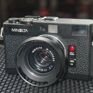 Minolta CLE + 40/2 M 功能正常 三個月保養 （NO Leica  NO yashica hasselblad Ca...