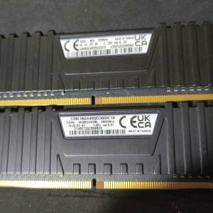 Desktop Ram Corsair 8GBx2 DDR4 3200 共16GB