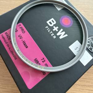 B+W 72mm UV filter