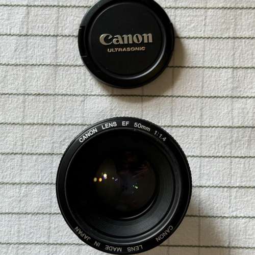 95% 新 Canon EF 50mm 1.4 連 HOYA HMC 58mm Filter Made in Japan