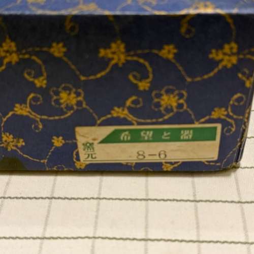超精美日本製茶杯碗各一對