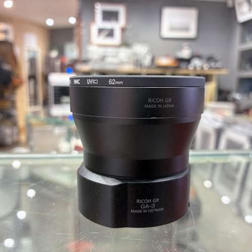 Ricoh GT-2 Tele Conversion Lens + GA-3 Lens Adapter for GR IV (GR4 HDF Mono)
