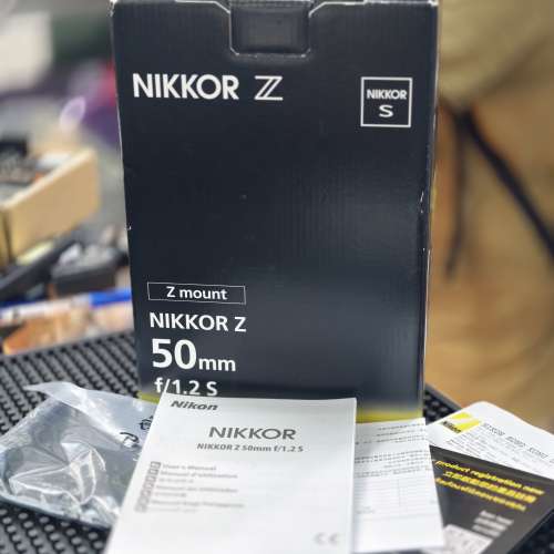 Nikon 50/1.2 S Z 50MM 50 極新 行貨有保養 有證書 有單  保到2027年6月