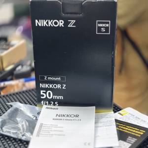 Nikon 50/1.2 S Z 50MM 50 極新 行貨有保養 有證書 有單  保到2027年6月
