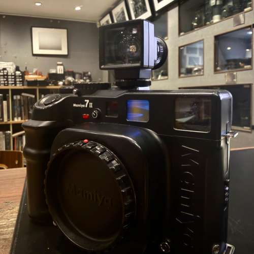 Mamiya 7 II Black Medium Format Rangefinder Camera with 2 lenses