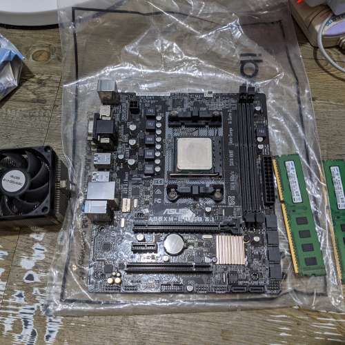 Amd a8 7650k asus a88xm 4gb ram 8gb