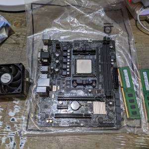 Amd a8 7650k asus a88xm 4gb ram 8gb