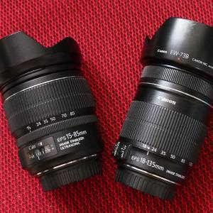 Both Canon 15-85 + 18-135 sell HK$2000- only