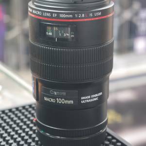 Canon 100/2.8 L is ii usm ef 功能正常 鏡片通透 三個月保養 （no RF ）可轉 Sony...