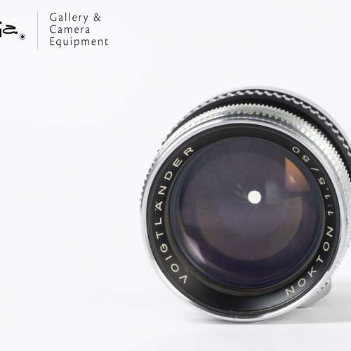 || Voigtlander Nokton 50mm F1.5 Prominent with M adapter, hood & filter ||