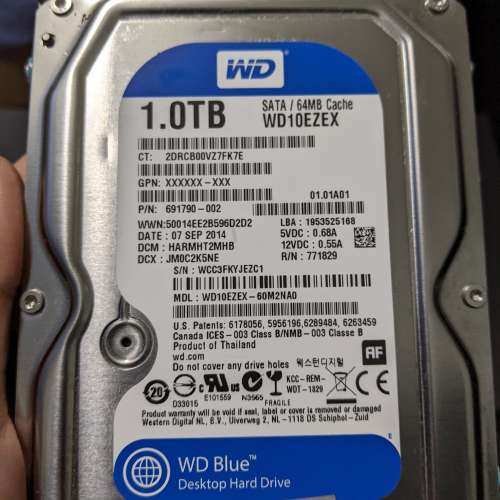 Wd 1tb hdd