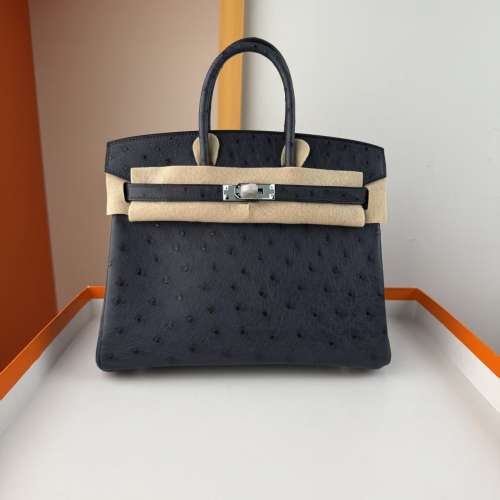 愛馬仕Herm&egrave;s Birkin 25 鴕鳥皮 實物拍攝