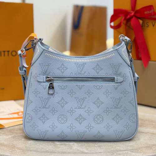 路易威登Louis Vuitton All Around PM Mahina 冰川藍 實物拍攝