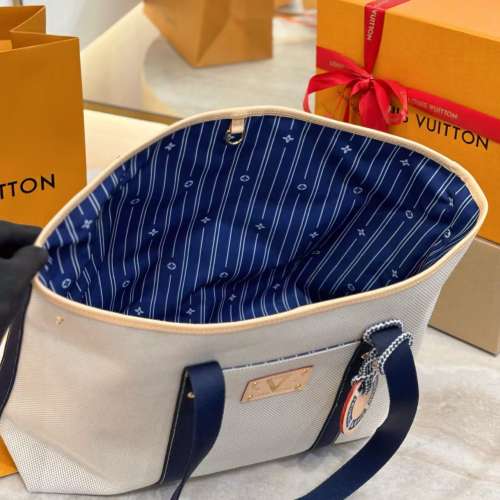 路易威登Louis Vuitton Porte-Documents Voyage 帆布托特包 實物拍攝