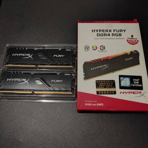 Kingston Hyper X Fury RGB 3600Mhz 32GB (2x16GB) CL17 DDR4 RAM